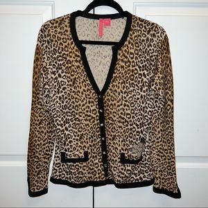 Charlotte Leopard Cardigan
